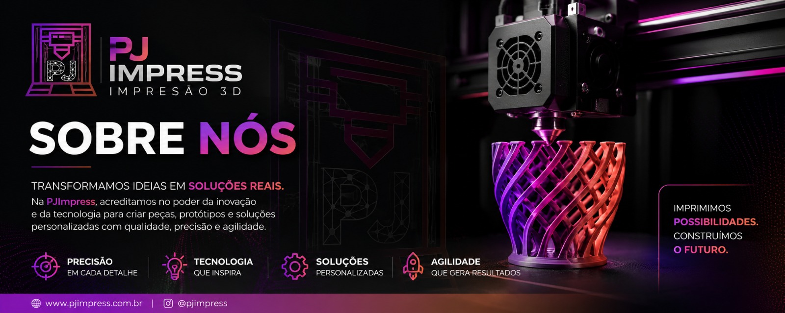 PJ Impress 3D - Impressão 3D Profissional